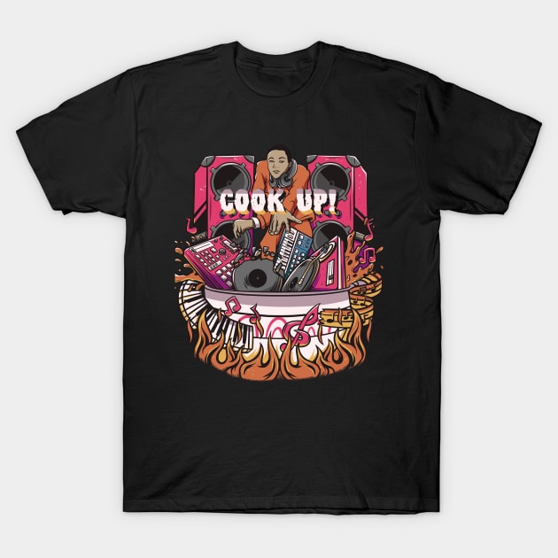 Cook the Song T-Shirt by footmark studio